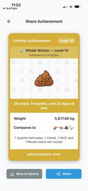 Poo Compare screenshot 4