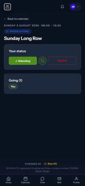 RowHQ screenshot 3