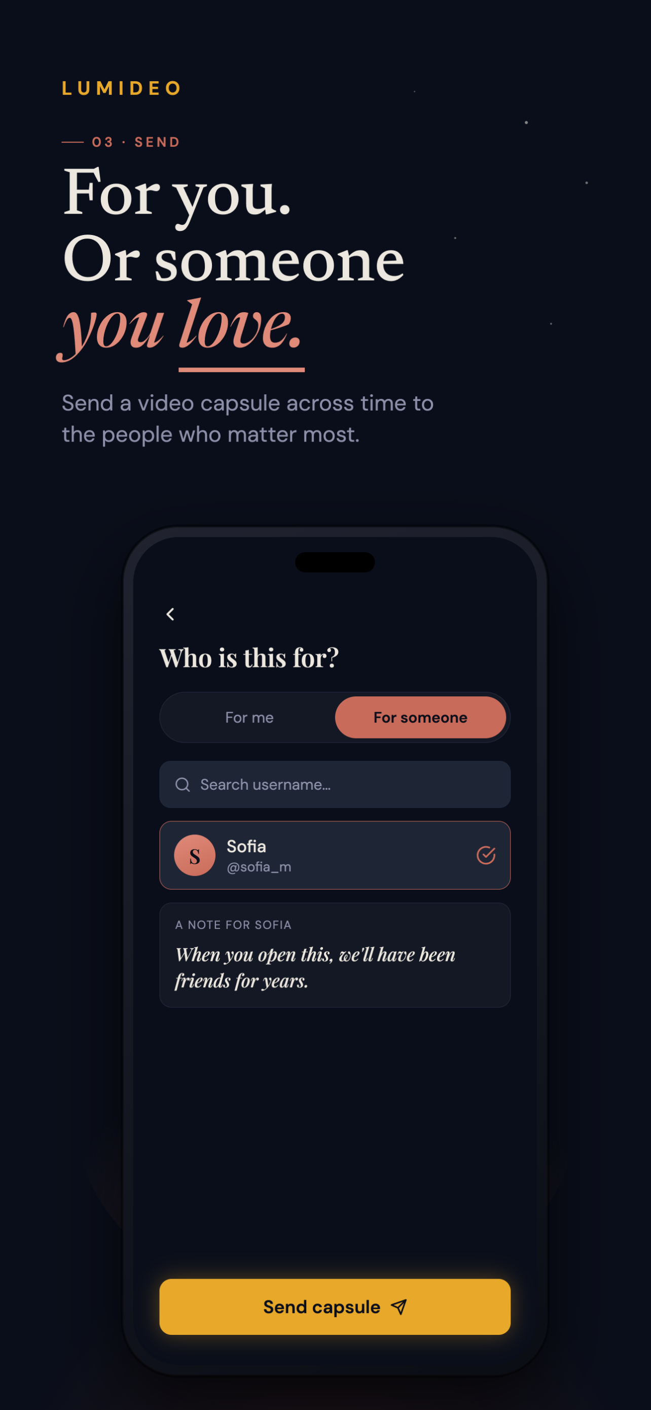 Lumideo - Video Capsules screenshot 4