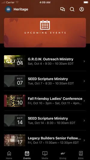 Heritage Baptist Church Ocala screenshot 2