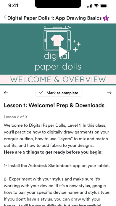 Illustrated Style School Screenshot
