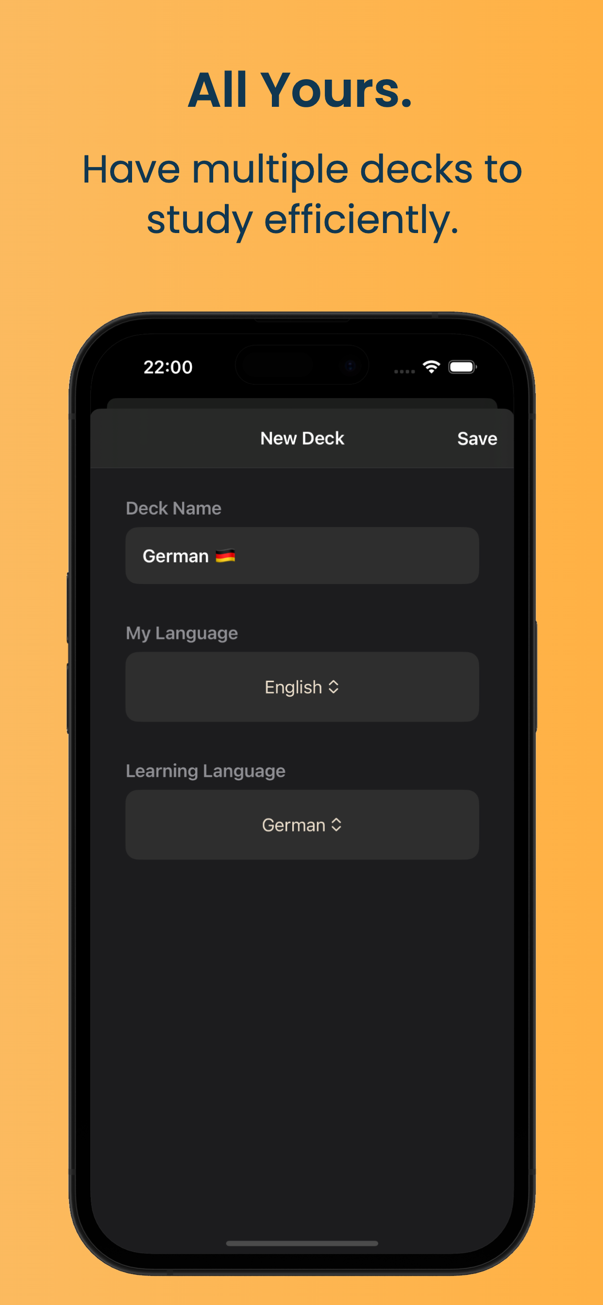 Hypomnema: Flashcard screenshot 5