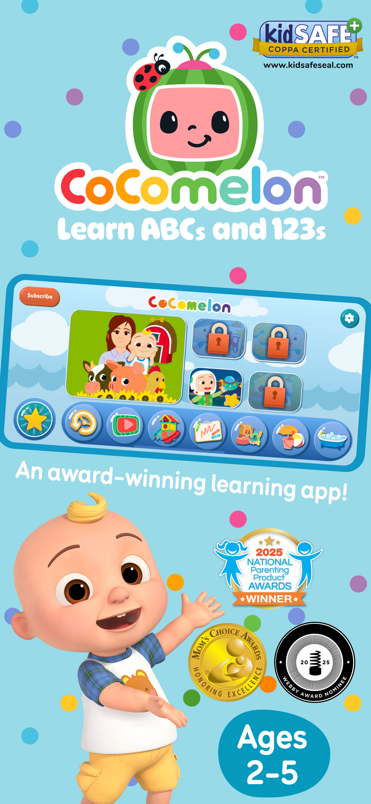 CoComelon: Learn ABCs and 123s