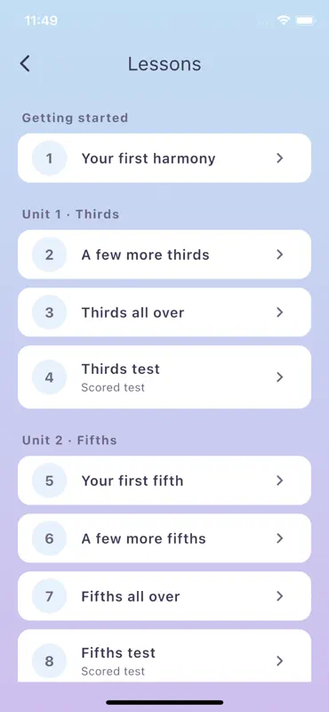 Harmonize Trainer screenshot 3 of 3