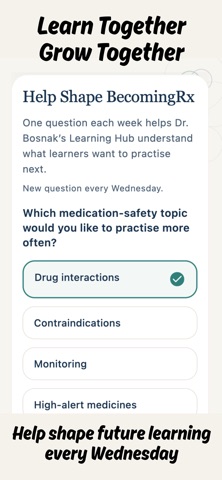 BecomingRx iPhone screenshot