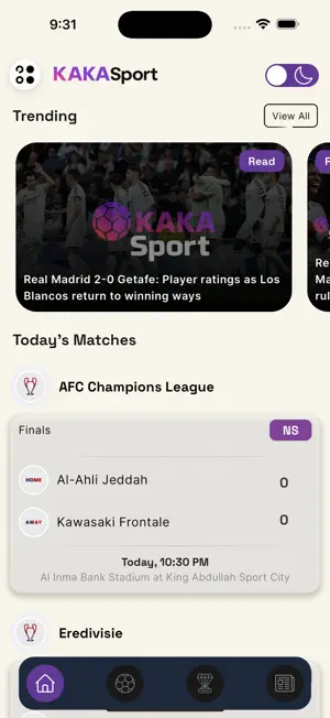 KAKA Sport - Live Football screenshot 1
