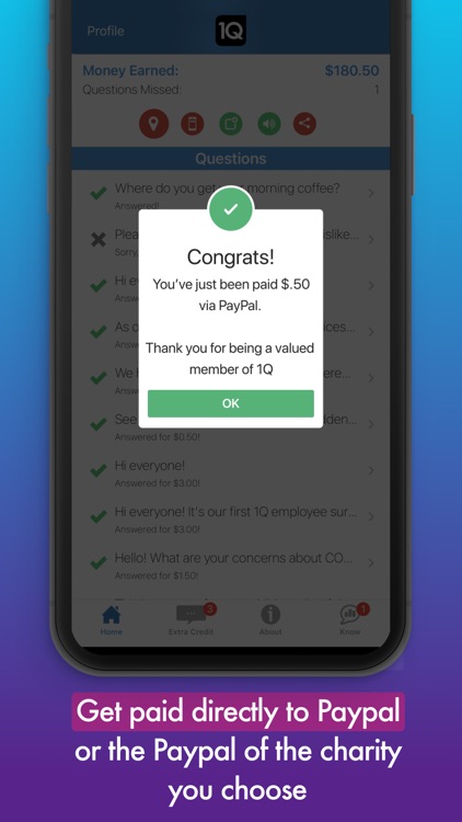 1Q: Earn Easy Cash for Surveys screenshot-3