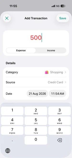 Daybook - Expense Manager screenshot 2