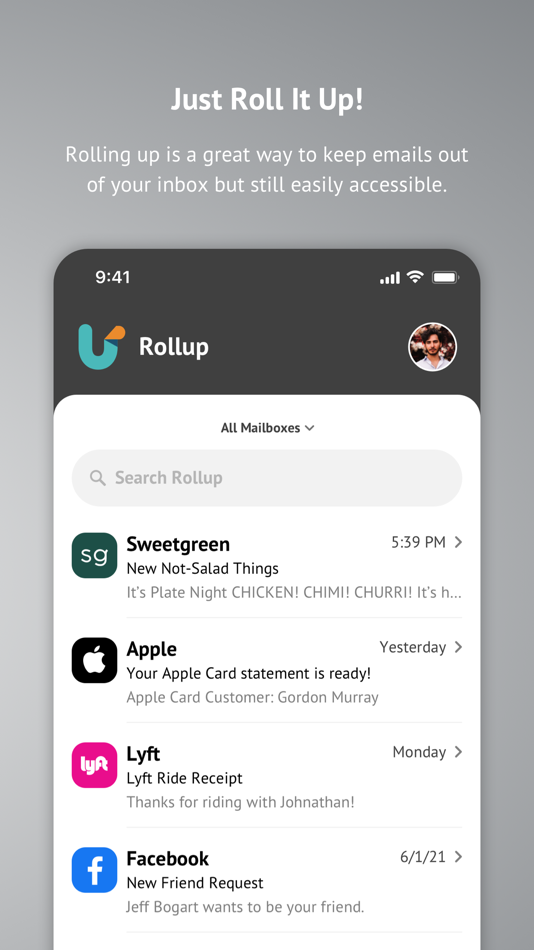 #6. Unroll.Me - Email Cleanup (iOS) 由: Unroll.Me