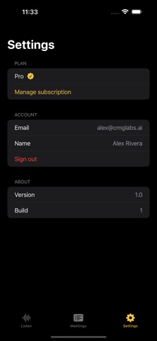 Canary: Real-Time Notes screenshot