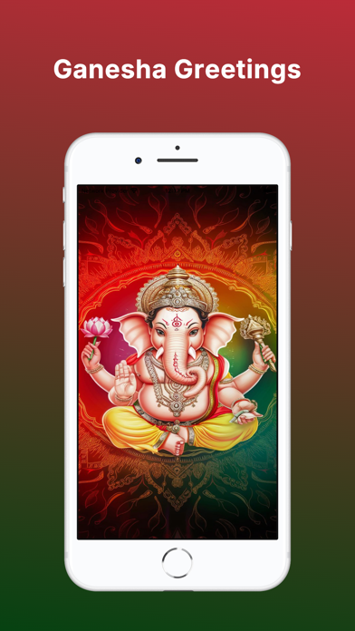 Screenshot 1 of Ganesha Greeting App