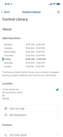 Grosse Pointe Public Library Screenshot 3 of 5