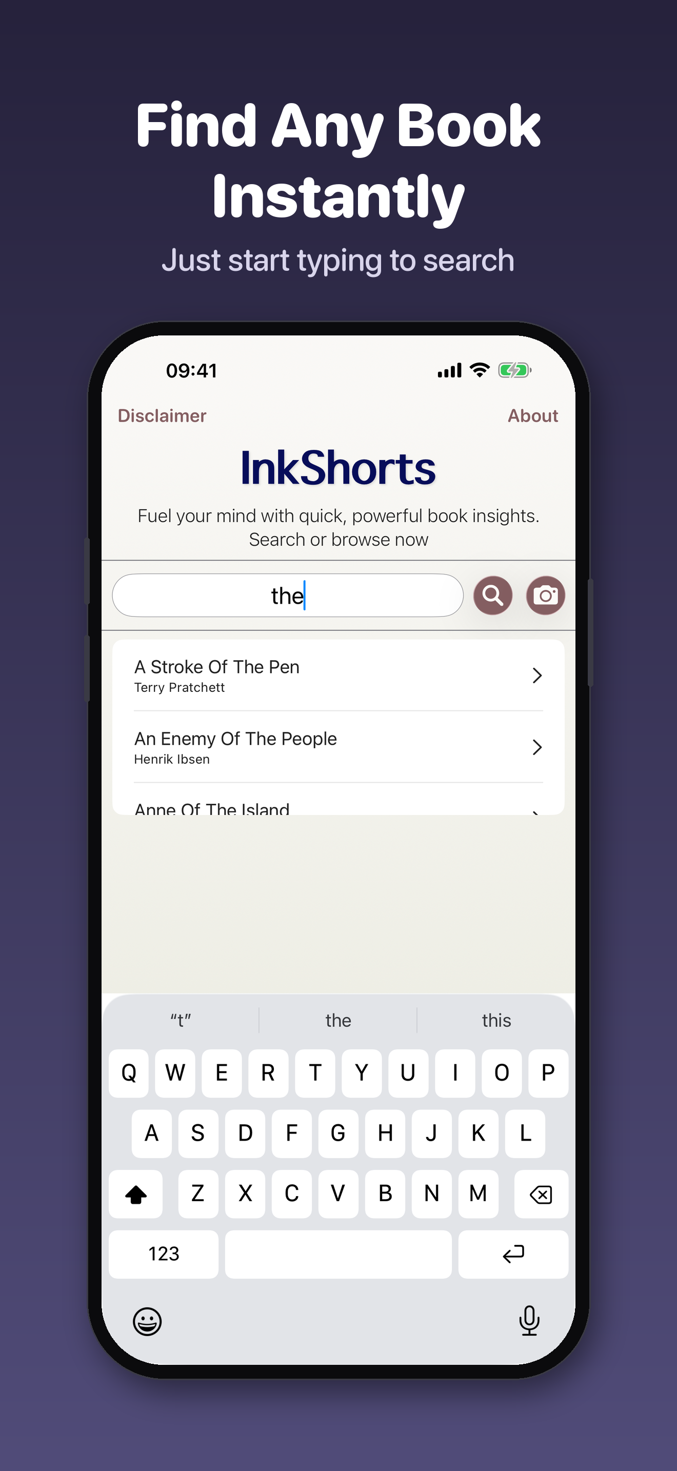 InkShorts: AI Book Summaries screenshot 3