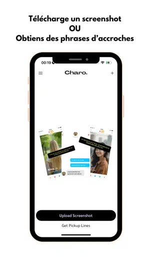 Capture d'écran de Charo sur iPhone 2