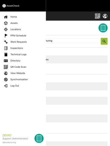 AMT Assetcheck app screenshot