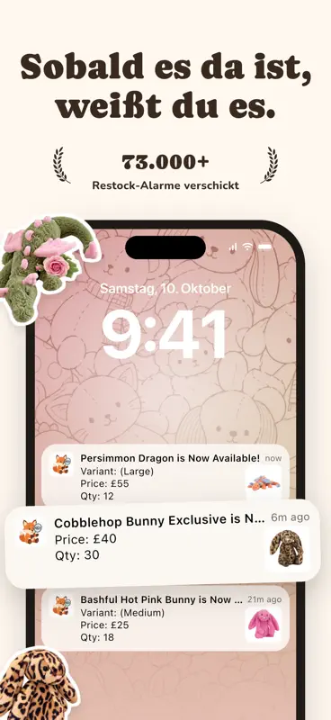 Jelly Tracker: Alarm & Sammeln screenshot 1 of 7