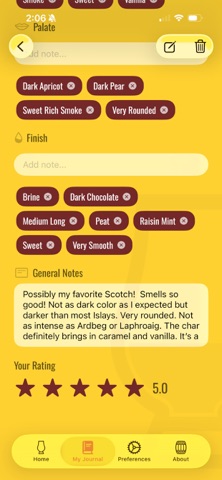 The Glorious Whiskey Journal Screenshot 7 of 9