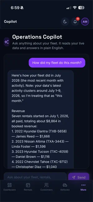 Voyura: Rental Fleet Manager screenshot 4
