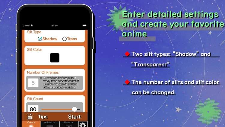 Slit World - Mysterious anime