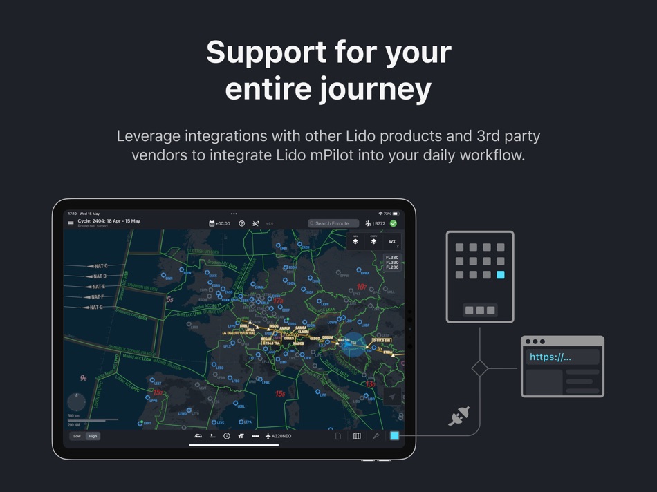 #2. Lido mPilot (iOS) 由: Lufthansa Systems