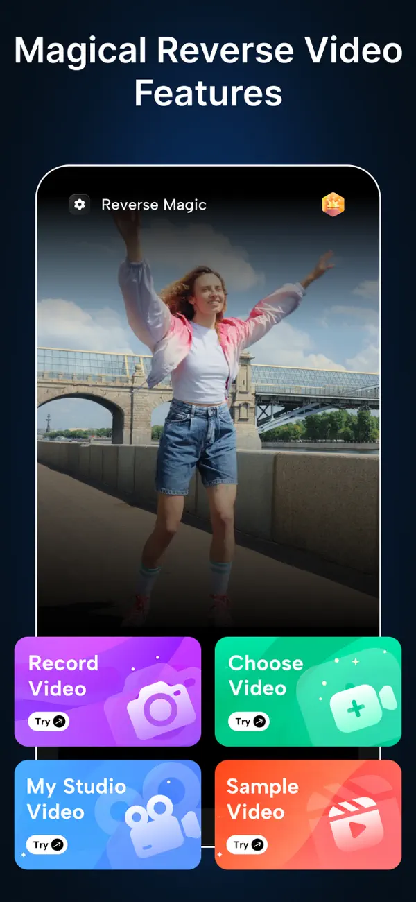 Screenshot #3 pour Reverse Magic Video Editor