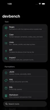 devbench: Developer Tools screenshot 2