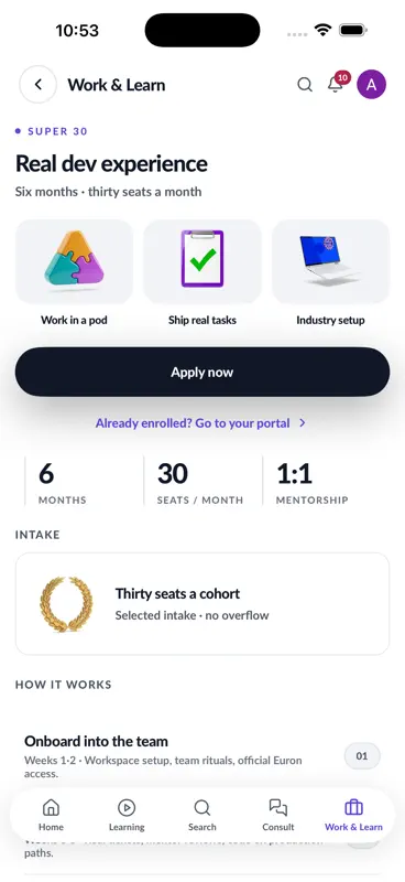 Euron - Your Learning App screenshot 5 of 6