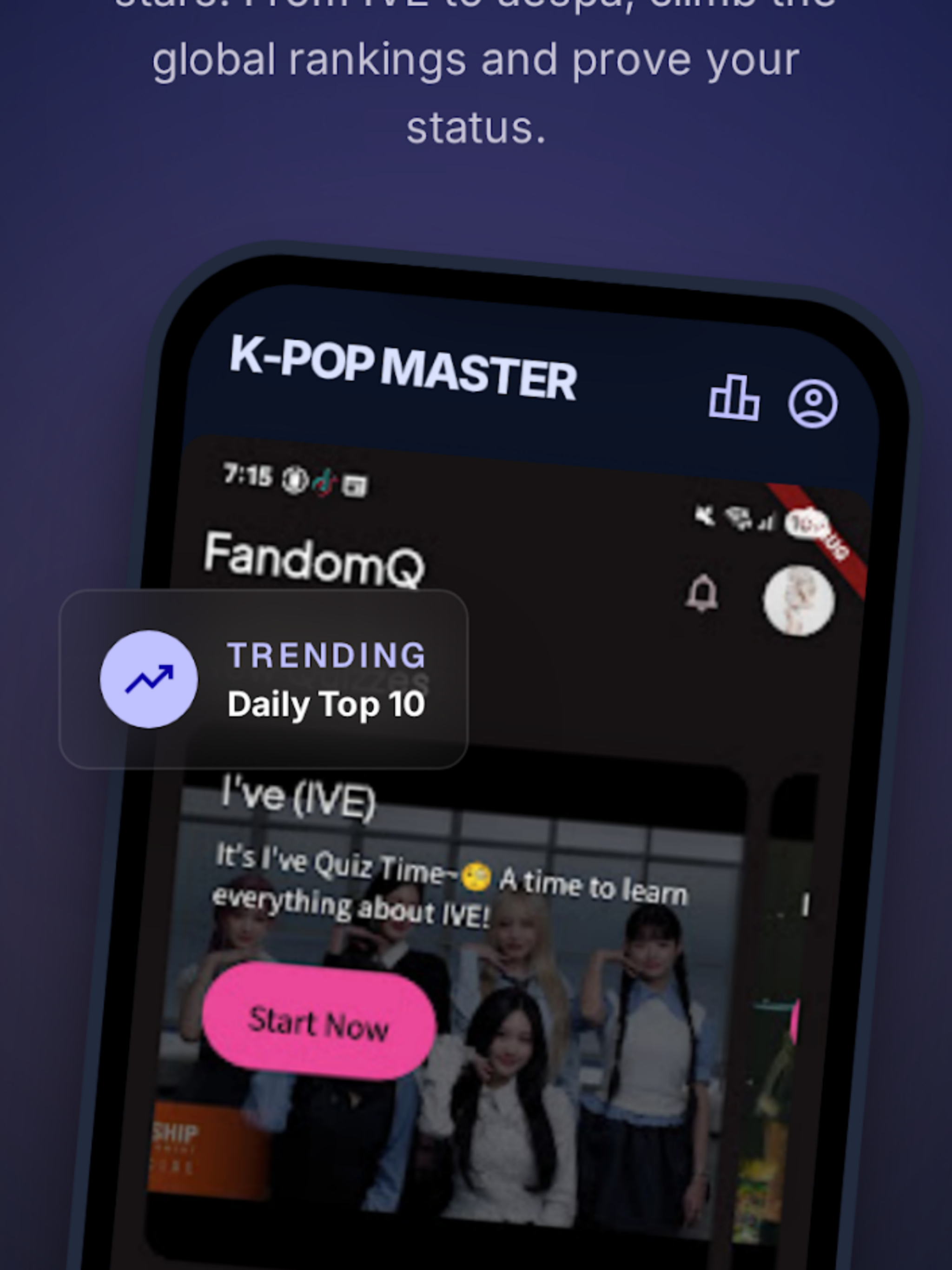 FandomQ : K-Pop Video Quiz screenshot 11