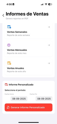 Inventario y Venta screenshot