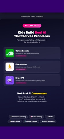 StackJunior: AI for Kids iPhone screenshot