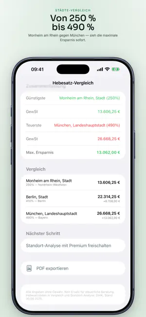 Gewerbesteuer Calc 2026 screenshot 3
