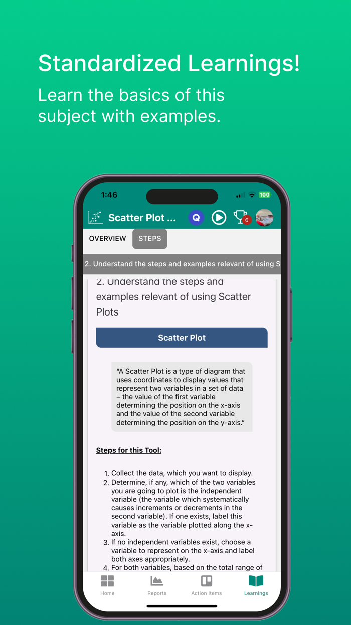 Lean Scatter Plot Rpt