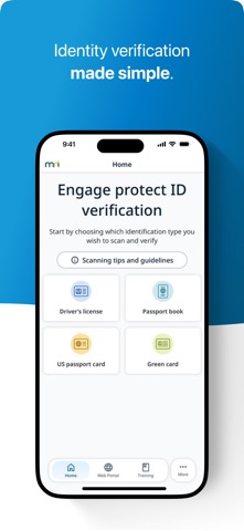 Engage Protect–ID Verification app screenshot