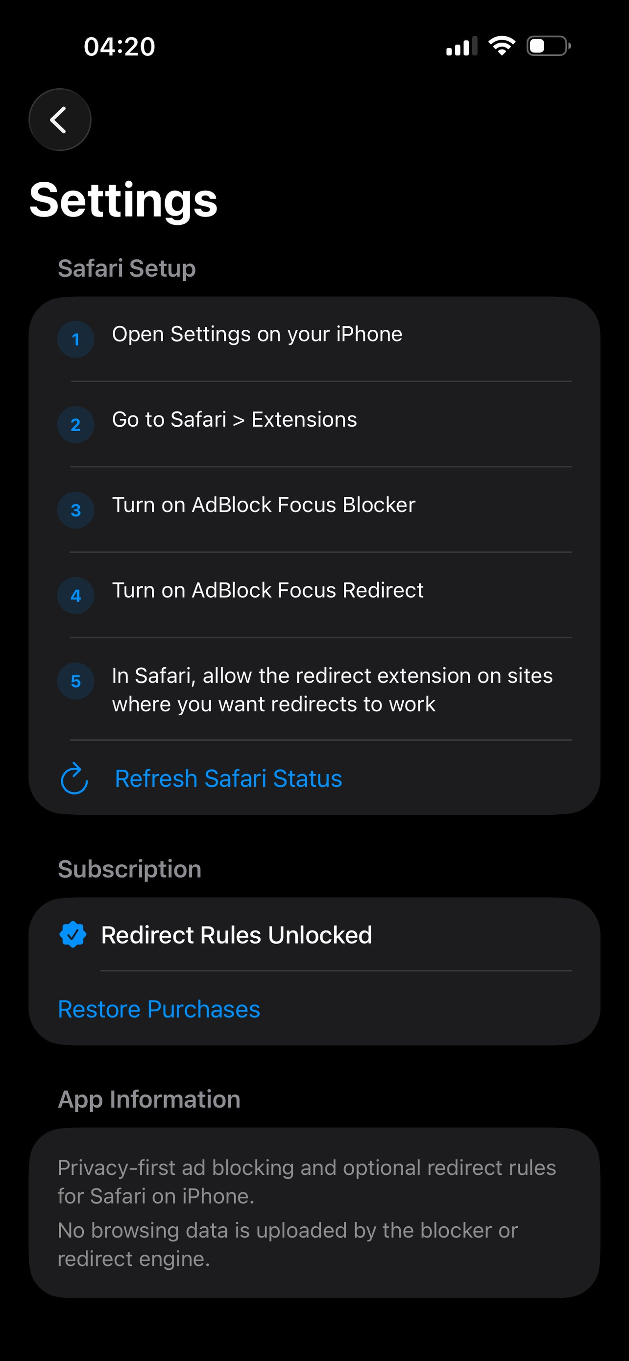 AdBlock Focus