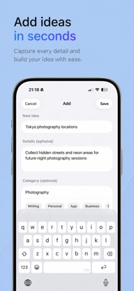 iDea - Capture ideas screenshot 2