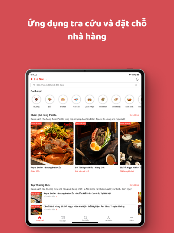 Screenshot #4 pour PasGo: Đặt bàn nhà hàng ưu đãi