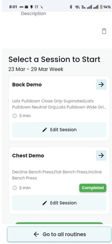 Dashfit Workout Challenge iPhone screenshot