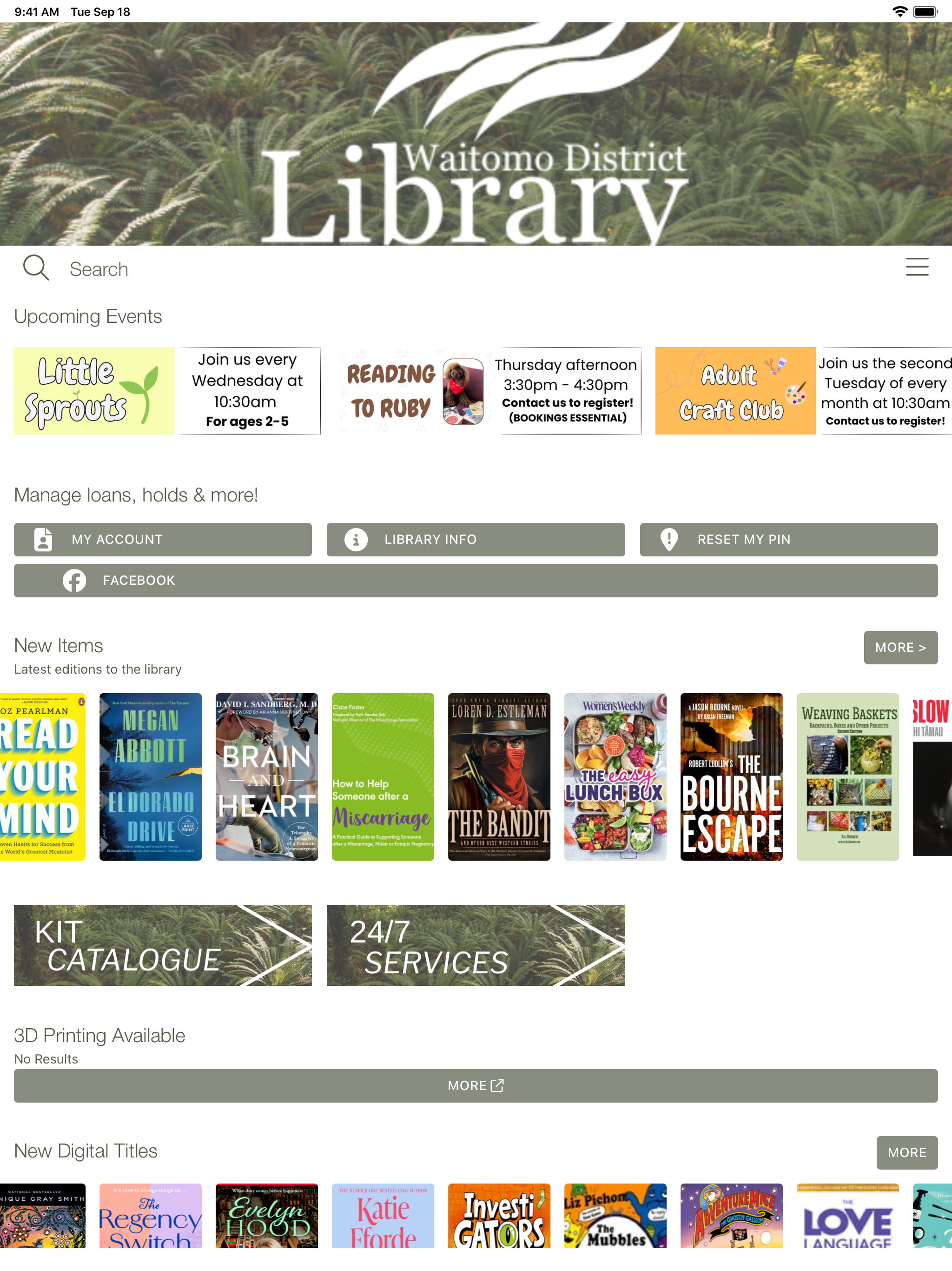 Waitomo District Library screenshot 6