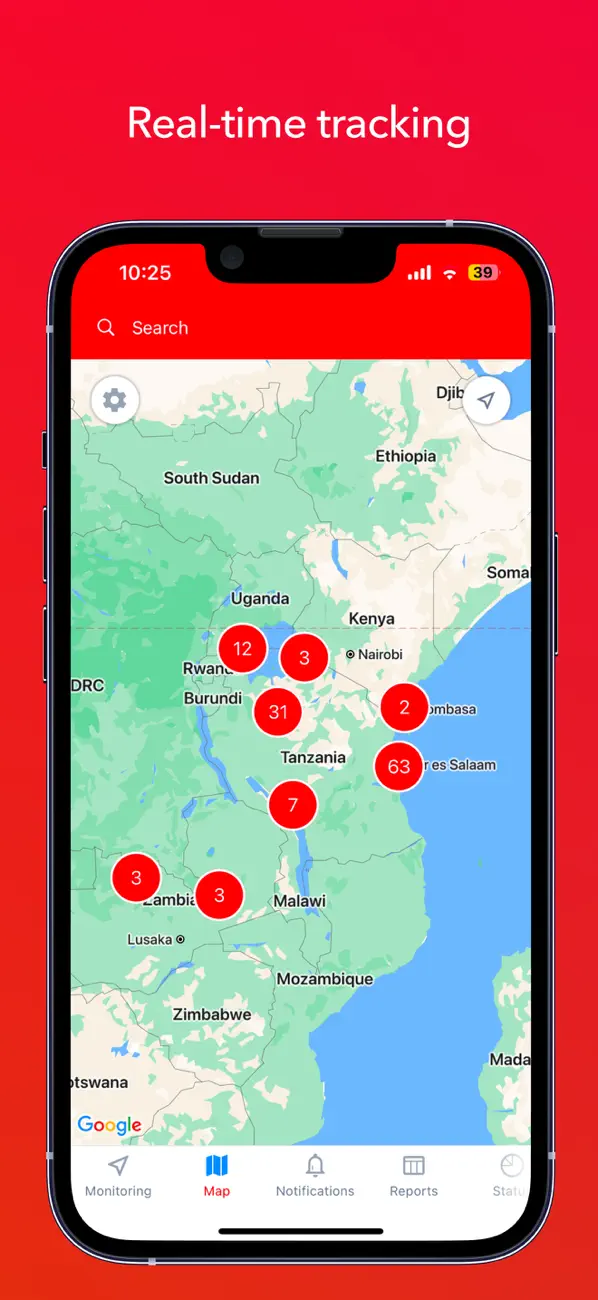 Screenshot #1 pour Afritrack Mobile