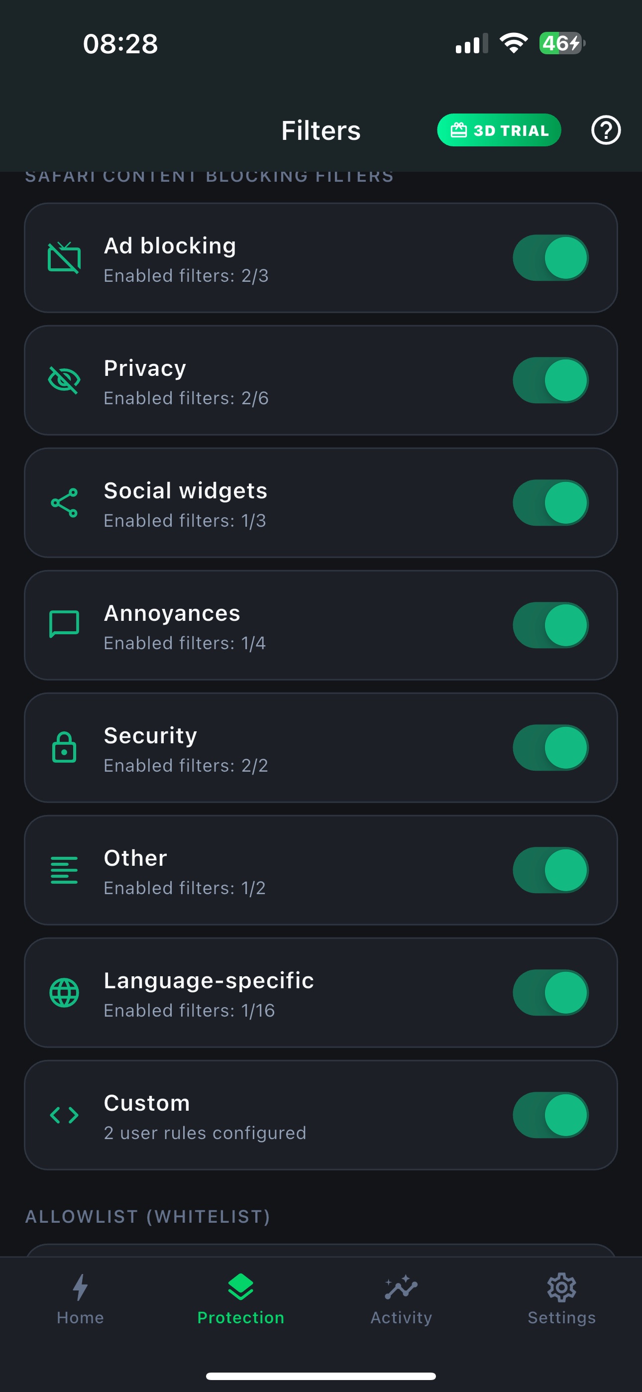 Screenshot 2 of AdWipe - Ad & Popup Blocker