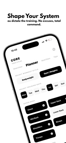 CORE - Training & Food Screenshot 2 of 6