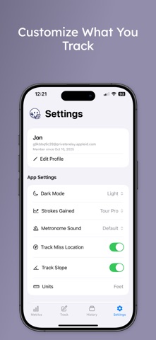 On The Green: Putting Tracker screenshot