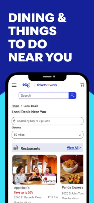 TicketsatWork: Employee Perks screenshot 3