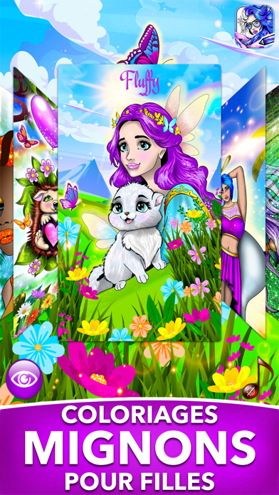 Screenshot #3 pour PONEY Coloriages pour Filles