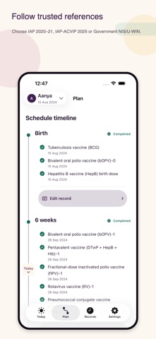 Indian Vaccination Tracker iPhone screenshot