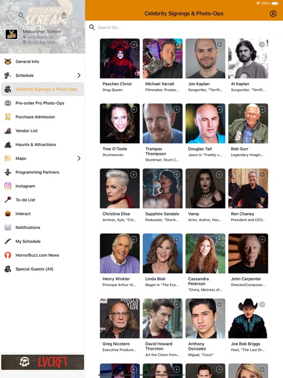 Midsummer Scream Official App app screenshot 2