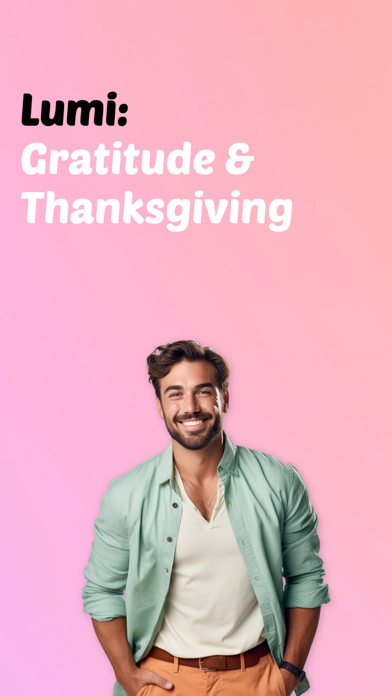 Screenshot 1 of Lumi: Gratitude & Thanksgiving App