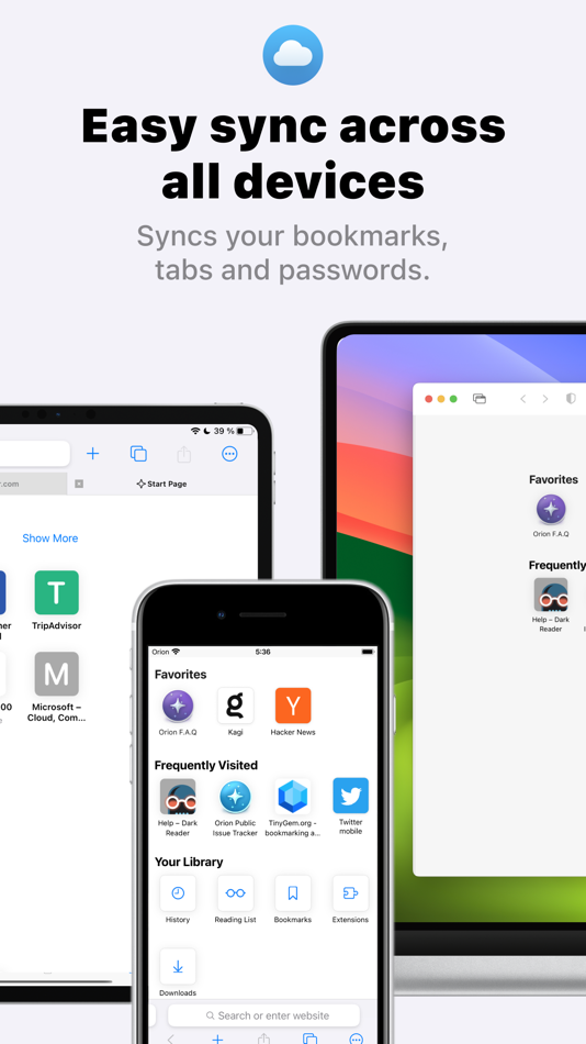 #3. Orion Browser by Kagi (iOS) 来自: Kagi Inc.