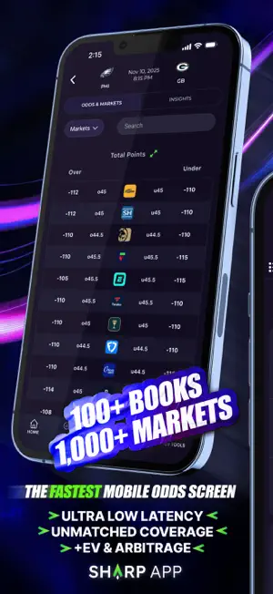 Sharp App: Sports Betting screenshot 1