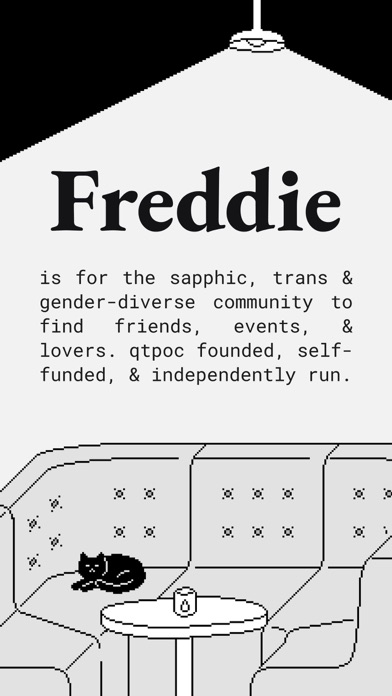 Freddie: Your queer space iPhone screenshot 1 - Social Networking app